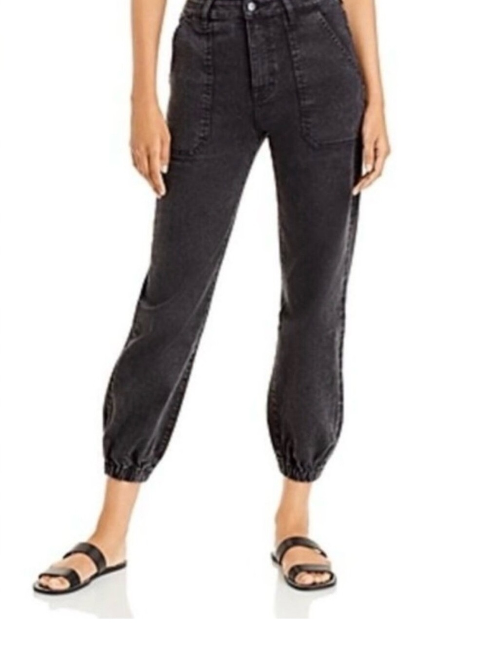 Women’s Paige Mayslie Jogger Jeans - Black